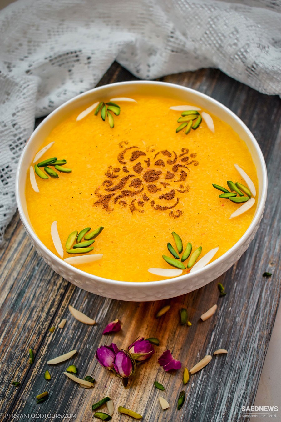 Persian Yellow Pudding the Sweet Sense of Life