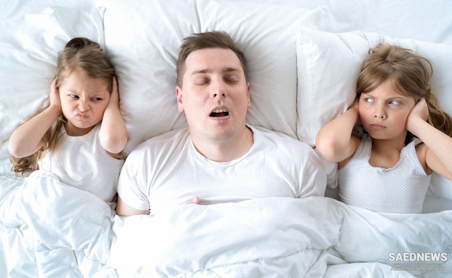 Toddler Solves the Problem of Snoring Dad with a Surprise Slap