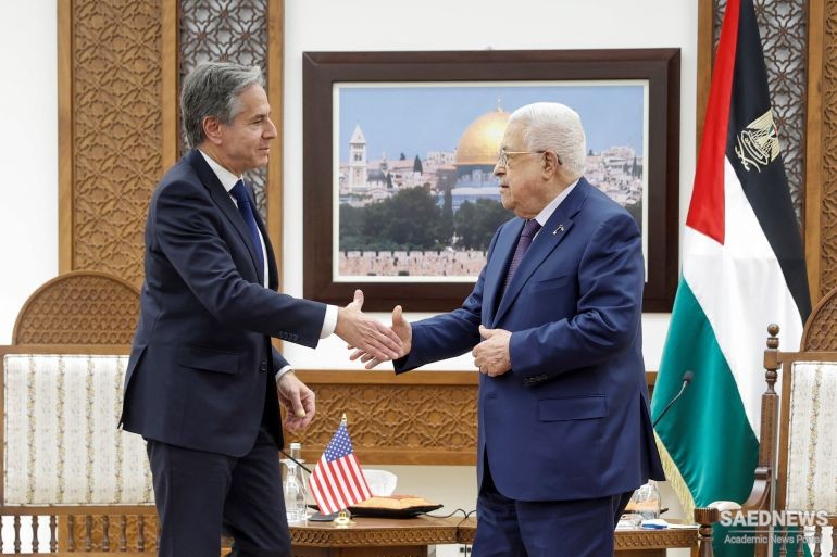 Abbas joins Arab leaders in calling for Gaza truce in meeting with Blinken