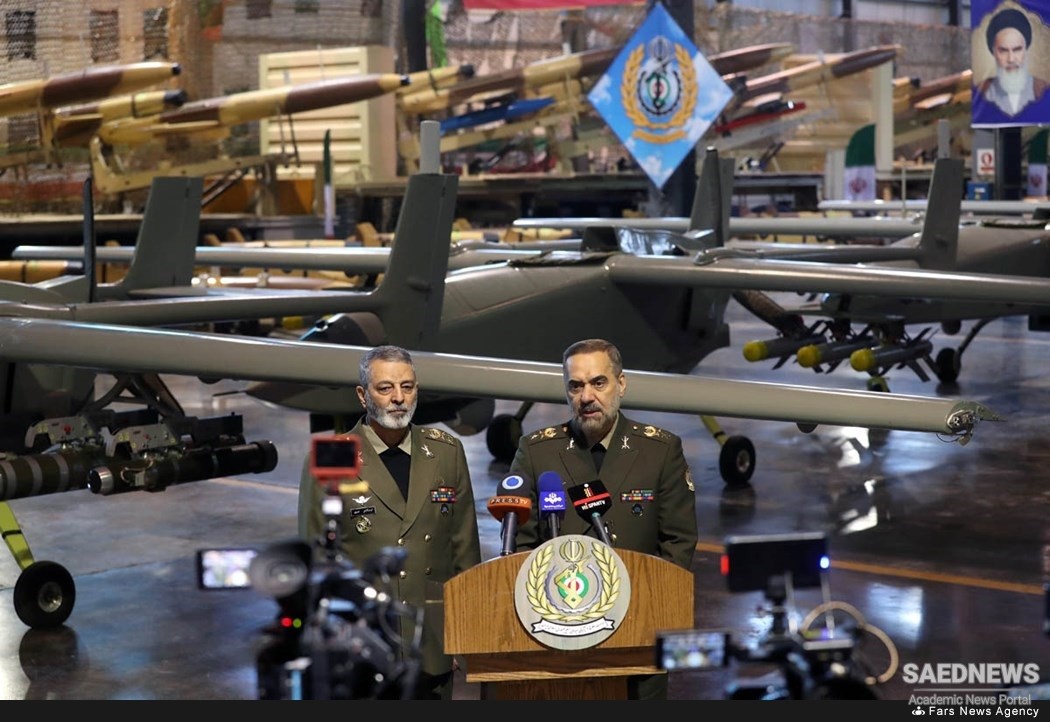 Defense Ministry Delivers Home-grown Drones and Missiles to Iranian Army
