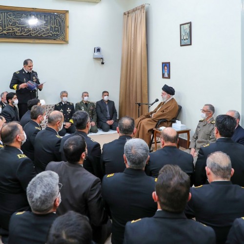 Ayatollah Khamenei met with Commanders of the Navy