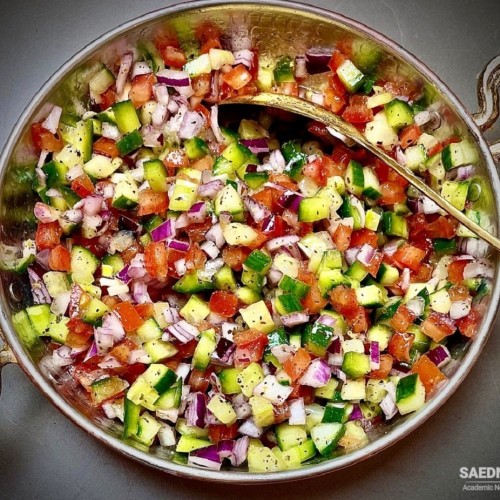 Salad Shirazi Something More Than a Salad